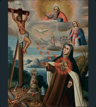 Santa Teresa de Ávila: Los estigmas y la corona de Cristo